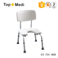 Chaise de douche en forme de U en aluminium de sécurité pour salle de bain Topmedi